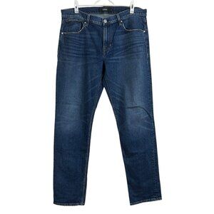 Hudson Blake Slim Straight Jeans Mens 38 Blue Zip Fly Medium Wash‎
